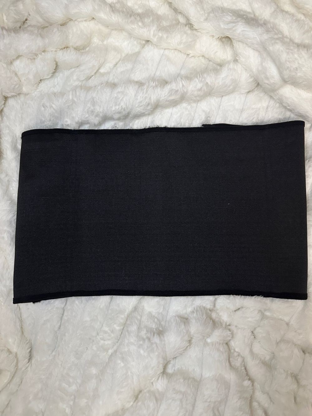 Black Waist Trainer with Multi-Hook Closure - Picture 3 of 3